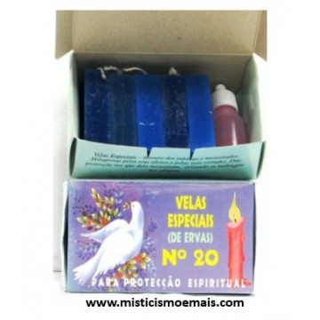 Velas Especiais - Ervas.